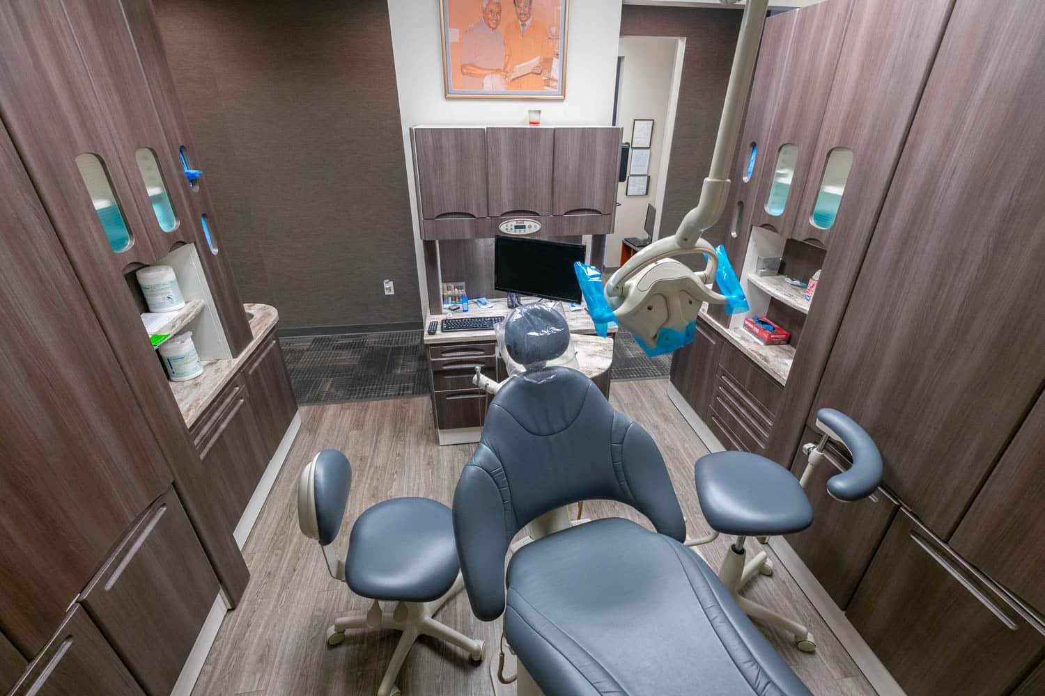 Innovative Smiles - Dental Exam and Treatment Room view from above